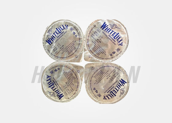 با ساختار PET AL HSL یا PET aL PE Sealing For Sauce Lidding Foil