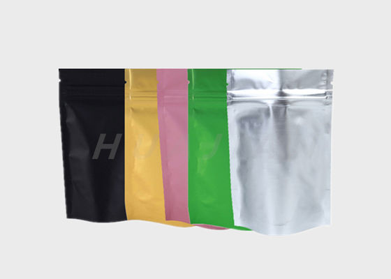 فویل آلومینیومی ایستاده کیسه ای Doy Pack Ziplock برای چای نمک پودری